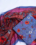 3 Piece - Printed Bana Dora Lawn Suit