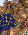 3 Piece - Printed Bana Dora Lawn Suit