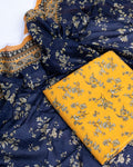 3 Piece - Printed Bana Dora Lawn Suit