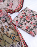 3 Piece - Printed Bana Dora Lawn Suit