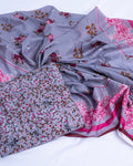 3 Piece - Printed Bana Dora Lawn Suit