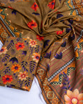 3 Piece - Printed Bana Dora Lawn Suit