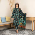 3 Piece - Printed Bana Dora Lawn Suit