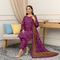 3 Piece - Printed Bana Dora Lawn Suit