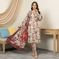 3 Piece - Printed Bana Dora Lawn Suit