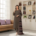 3 Piece - Printed Bana Dora Lawn Suit