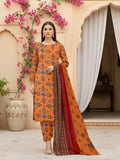 3 Piece - Printed Bana Dora Lawn Suit