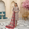 3 Piece - Printed Bana Dora Lawn Suit