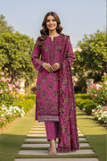 3 Piece - Printed Embroidered Lawn Suit