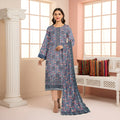 3 Piece - Printed Embroidered Lawn Suit