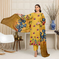 3 Piece - Printed Bana Dora Lawn Suit